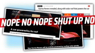 The Claim That The Karma Revero's Solar Roof Will 'Power The Car' Is Such Bullshit